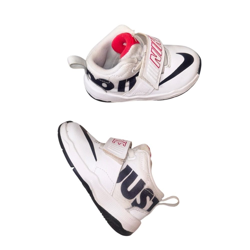 Nike Team Hustle D8 JUST DO IT tennis shoes baby boys size 6 - Picture 3 of 12